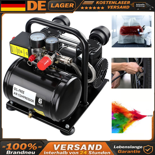 Flüsterkompressor ölfrei - 6l,