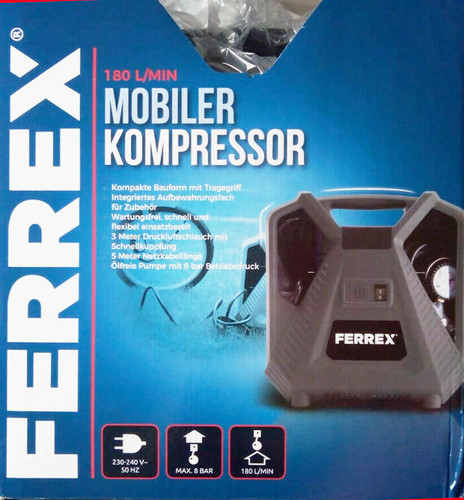 Ferrex tragbarer kompressor - ferrex,